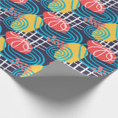 Papier Cadeau Abstrait coloré funky (Coin)