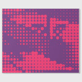 Papier Cadeau Abstrait Creative concept BD pop art style bla (Plat)