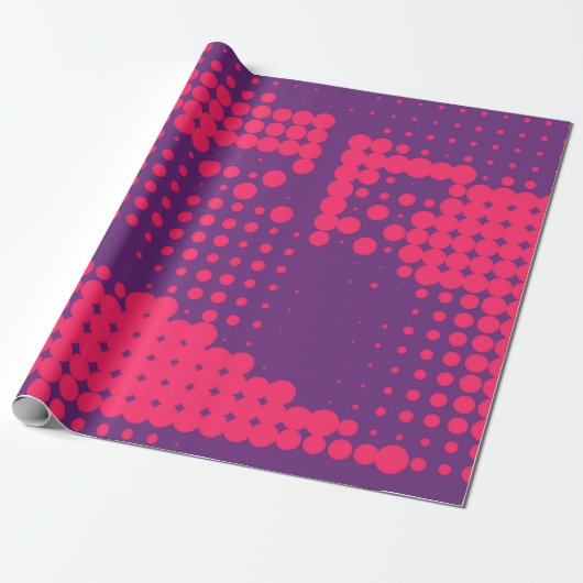Papier Cadeau Abstrait Creative concept BD pop art style bla (Déroulé)
