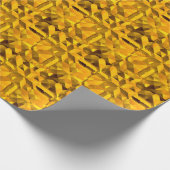 Papier Cadeau Abstrait doré (Coin)