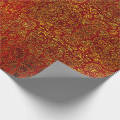 Papier Cadeau Abstrait étincelant de beaux échantillons d'ambre (Coin)