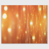 Papier Cadeau abstrait fond orangé brillant abstrait, art, dos (Plat)