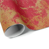 Papier Cadeau Abstrait incendie (Coin rond)