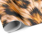 Papier Cadeau Abstrait léopard (Coin rond)