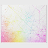 Papier Cadeau Abstrait lumineux (Plat)