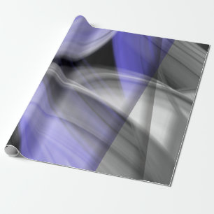 Papier Cadeau Abstrait Maison Tendance Lavande Vio