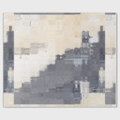 Papier Cadeau Abstrait moderne (Plat)