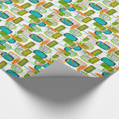 Papier Cadeau Abstrait moderne du milieu du siècle #57 (Coin)