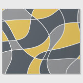 Papier Cadeau Abstrait, moderne, géométrique, motif tendance (Plat)