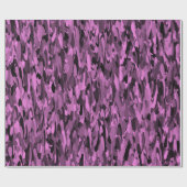 Papier Cadeau Abstrait Motif violet noir (Plat)