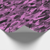 Papier Cadeau Abstrait Motif violet noir (Coin)