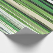Papier Cadeau Abstrait n° 2 : Flou vert (Coin)