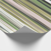 Papier Cadeau Abstrait n° 2 : Flou vert olive (Coin)