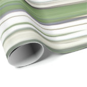 Papier Cadeau Abstrait n° 2 : Flou vert olive (Coin rond)