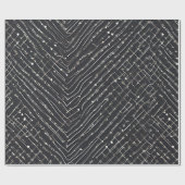 Papier Cadeau Abstrait Noir Blanc Motif Moderne N'Importe Quelle (Plat)