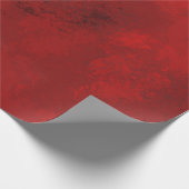 Papier Cadeau Abstrait noir et rouge moderne - Créatif et Artist (Coin)