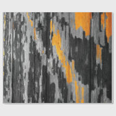 Papier Cadeau Abstrait Pastel Wood moderne #2 (Plat)