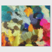 Papier Cadeau abstrait psychédélique grunge arrière - plan sty g (Plat)