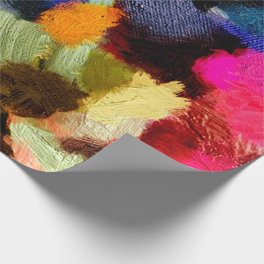 Papier Cadeau abstrait psychédélique grunge arrière - plan sty g (Coin)