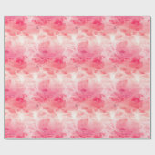 Papier Cadeau Abstrait rose et blanc (Plat)