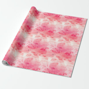 Papier Cadeau Abstrait rose et blanc