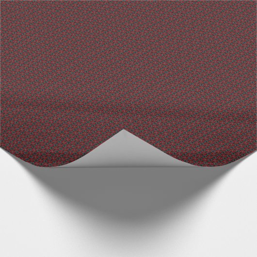 Papier Cadeau Abstrait rouge (Coin)