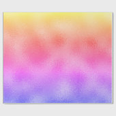 Papier Cadeau Abstrait Shimmer Rainbow Glass (Plat)