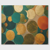 Papier Cadeau Abstrait Terreux Moderne (Plat)
