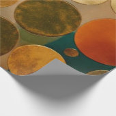 Papier Cadeau Abstrait Terreux Moderne (Coin)