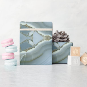 Papier Cadeau Abstrait tourbillon de marbre d'agate