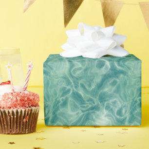 Papier Cadeau Abstrait vert turquoise