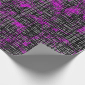 Papier Cadeau Abstrait violet et gris (Coin)