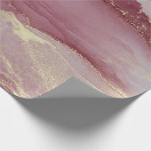 Papier Cadeau Abstrait Viva Magenta (Coin)