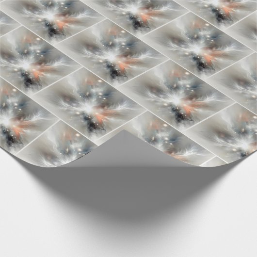 Papier Cadeau Abstraite explosion cosmique (Coin)