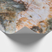 Papier Cadeau Abstraite texture rocheuse brune grungy (Coin)