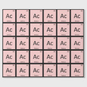 Papier Cadeau Ac - Azteca, élément de chimie du cheval espagnol (Plat)