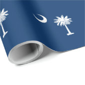 Papier Cadeau Accent de conception de drapeau d'état de la (Coin rond)