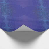 Papier Cadeau Acceptation | Médaillons de violet violet bleu Ind (Coin)