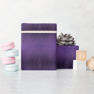 Papier Cadeau Acceptation   Motif Boho violet écectique