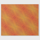 Papier Cadeau Acceptation | Motif de Shibori rouge orange jaune (Plat)