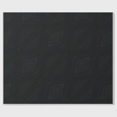 Papier Cadeau Acceptation | Texture Abstraite foncée (Plat)