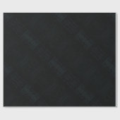 Papier Cadeau Acceptation | Texture foncée Shibori (Plat)