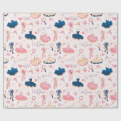 Papier Cadeau Accessoires de ballet (Plat)