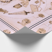 Papier Cadeau Accessoires de mode 20s roses d'hurlement (Coin)