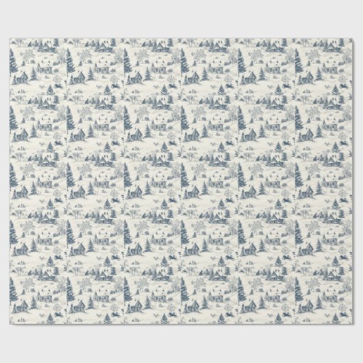 Papier Cadeau Accessoires de Motif de Noël Toile (Plat)