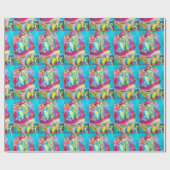 PAPIER CADEAU ACCORDION PLAYER DANS LA NUIT (Plat)