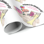 Papier Cadeau Accueil à la cavité abdominale ! (Coin rond)