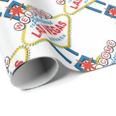 Papier Cadeau Accueil-à-Las-Vegas (Coin rond)