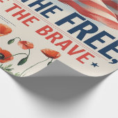 Papier Cadeau Accueil des Libres, à cause des Braves (Coin)