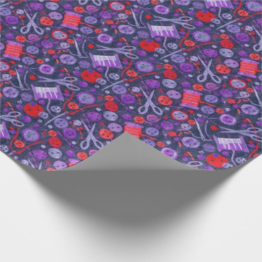 Papier Cadeau Accueil Hobby papier à coudre Collage Motif bleu r (Coin)